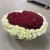 Сердце из 501 розы в корзине Сердце из 501 розы в корзине